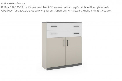 MULTIFLEX von Schlüter Möbelfabrik - Kommode BASIC mit Sockelblende