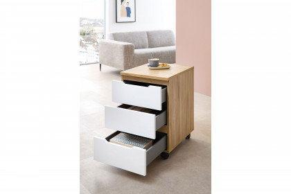 Clyde von Innostyle - Rollcontainer mit 3 Schubkästen