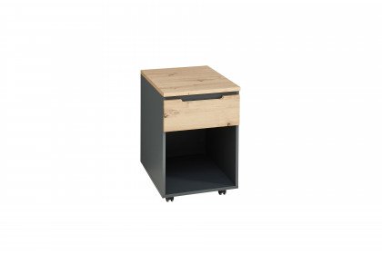 Memphis-Office von Innostyle - Bürocontainer in Graphit & Artisan Eiche