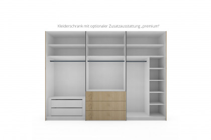 Extenso-sleeping von Staud - Kleiderschrank mit Schubkästen sandfarben
