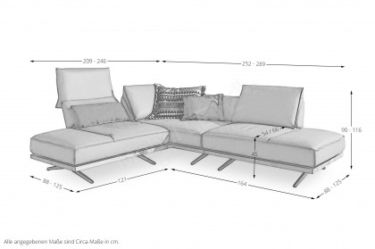 KOINOR Phoenix - Ecksofa sun