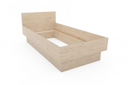 MULTIFLEX von Schlüter Möbelfabrik - Studiobett 100x200 cm Eiche San Remo