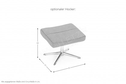 3291 von Hjort Knudsen - Relaxsessel graphite