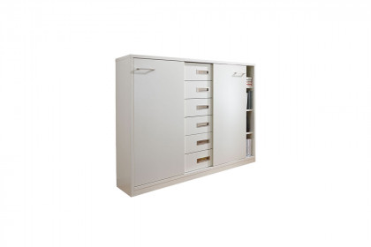 MULTIFLEX von Schlüter Möbelfabrik - Schiebetüren-Kommode DE LUXE weiß