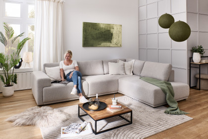 MP-IN26013 von Megapol - Ecksofa Variante rechts silver