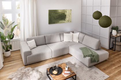MP-IN26013 von Megapol - Ecksofa Variante rechts silver