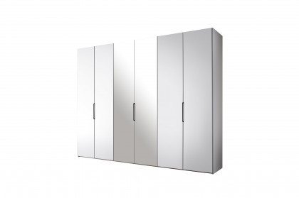 Extenso-sleeping von Staud - Schrank weiß mit Spiegeltüren