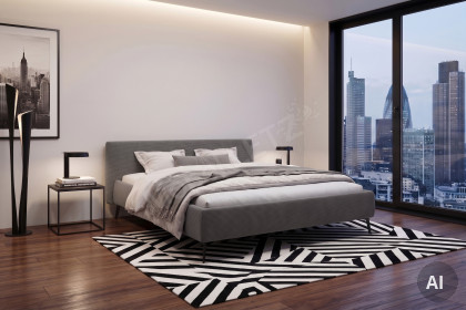 Adena von Candy Sleep - Polsterbett KT Low dark-grey