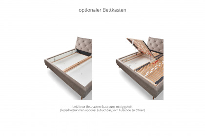 Adena von Candy Sleep - Polsterbett KT Low dark-grey