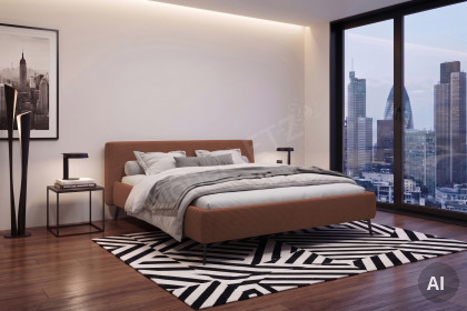Adena von Candy Sleep - Polsterbett KT Low rusty