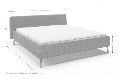 Adena von Candy Sleep - Polsterbett KT Low rusty