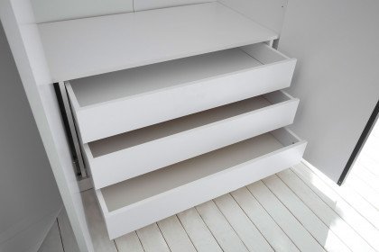Camoleo von POL Power - Kleiderschrank ALL IN 6-türig weiß Hochglanz