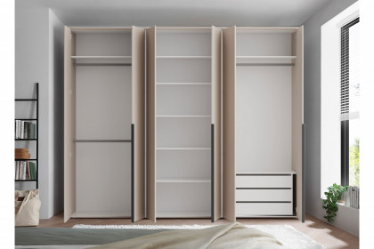 Daleto 1 von POL Power - Schrank mit Kleider- & Wäschefach + Innenschubladen
