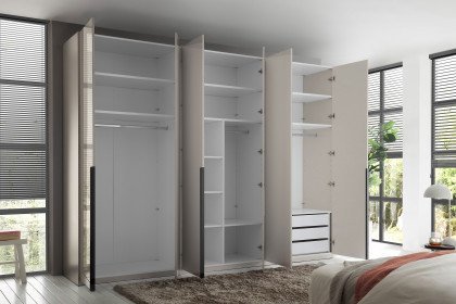 Camoleo von POL Power - Kleiderschrank kaschmir mit Komplett-Ausstattung