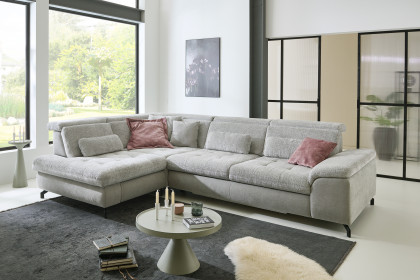 MP-IN25051 von Megapol - Ecksofa links silver-stone