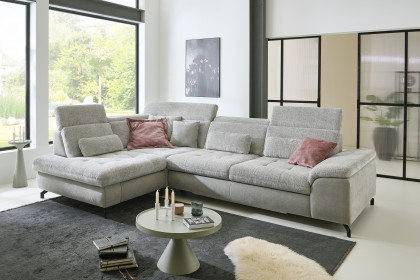 MP-IN25051 von Megapol - Ecksofa links silver-stone