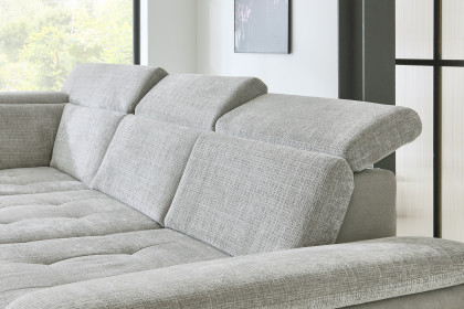 MP-IN25051 von Megapol - Ecksofa links silver-stone