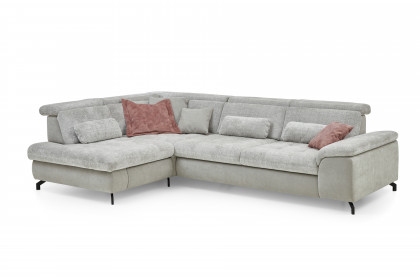 MP-IN25051 von Megapol - Ecksofa links silver-stone