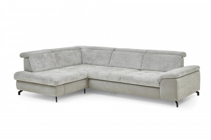 MP-IN25051 von Megapol - Ecksofa links silver-stone