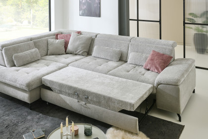 MP-IN25051 von Megapol - Ecksofa links silver-stone