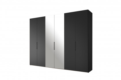 Extenso-sleeping von Staud - Kleiderschrank anthrazit mit Spiegeltüren