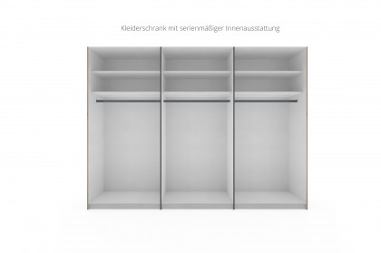 Extenso-sleeping von Staud - Kleiderschrank anthrazit mit Spiegeltüren