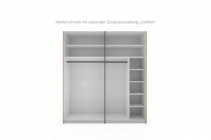 Extenso-sleeping von Staud - Kleiderschrank Artisan Eiche/ Anthrazitglas