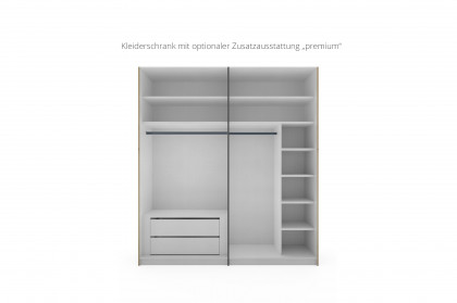 Extenso-sleeping von Staud - Kleiderschrank Artisan Eiche/ Anthrazitglas
