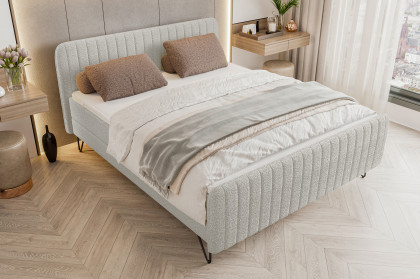 BX-LE-07 von SW KOLLEKTION - Boxspringbett ivory