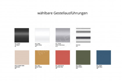 Sitari von Nowy Styl - Meetingstuhl in Taupe & Ocker