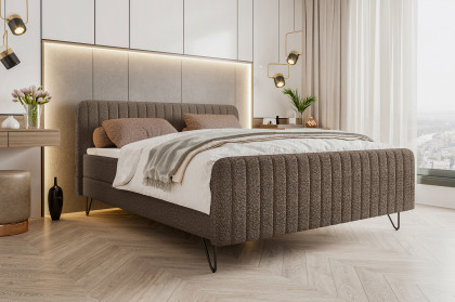 BX-LE-07 von SW KOLLEKTION - Boxspringbett brown