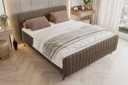 BX-LE-07 von SW KOLLEKTION - Boxspringbett brown