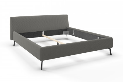 Adena von Candy Sleep - Polsterbett KT Low grau