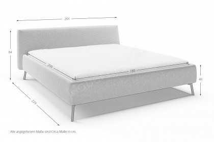 Adena von Candy Sleep - Polsterbett KT Low sand