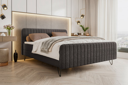 BX-LE-07 von SW KOLLEKTION - Boxspringbett graphite
