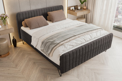 BX-LE-07 von SW KOLLEKTION - Boxspringbett graphite