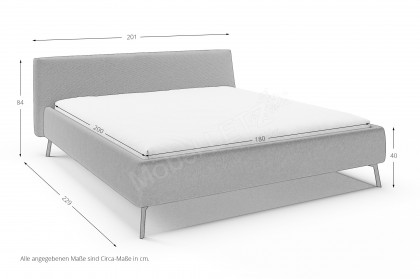 Adena von Candy Sleep - Polsterbett KT Low grün