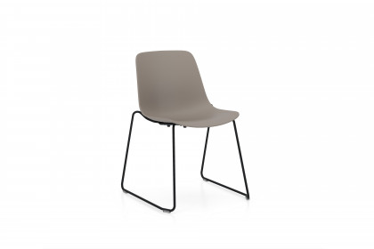 Sitari von Nowy Styl - Kufenstuhl taupe