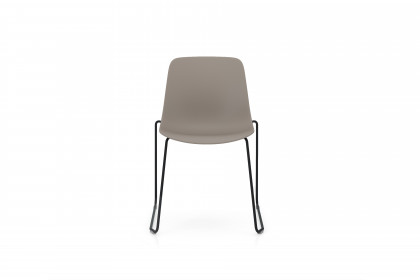 Sitari von Nowy Styl - Kufenstuhl taupe