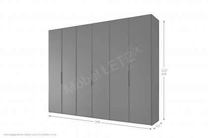 Extenso-sleeping von Staud - Drehtürenschrank anthrazit
