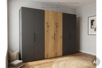 Extenso-sleeping von Staud - Drehtürenschrank anthrazit
