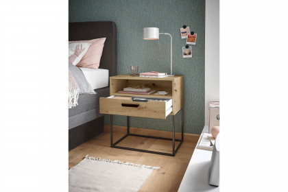Cudro von POL Power - Nachtkonsole mit Stauraum Artisan Eiche Nachbildung