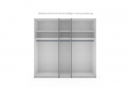 Extenso-sleeping von Staud - Drehtürenschrank weiß ca. 249 cm breit