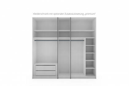 Extenso-sleeping von Staud - Drehtürenschrank weiß ca. 249 cm breit