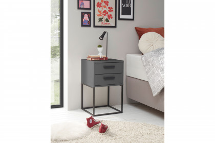 Suna-sleeping von POL Power - Nachtkonsole ca. 65 cm hoch graphit