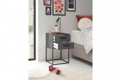 Suna-sleeping von POL Power - Nachtkonsole ca. 65 cm hoch graphit