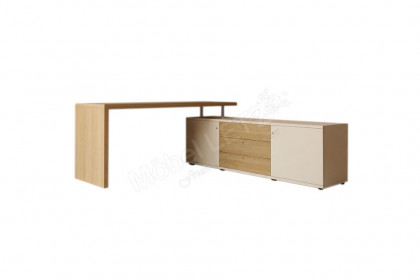 Kira-System von Musterring - Homeoffice-Büro mit Wandregalen
