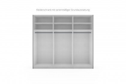 Sinfonie Plus von Staud - Schwebetürenschrank Milano-Eiche/ Elfenbeinglas