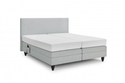 Movida von RUF Betten - Boxspringbett silver in Komforthöhe mit Motor