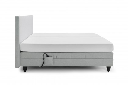 Movida von RUF Betten - Boxspringbett silver in Komforthöhe mit Motor